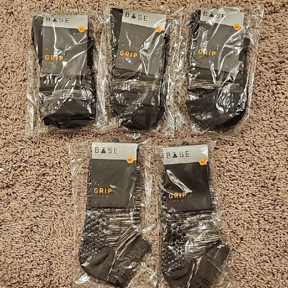 BASE 33 Grip Low-Rise Socks W 8.5-10.5 M 7-9